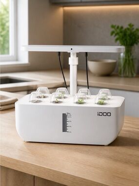 12 POD INDOOR LED HYDROPONIC SYSTEM by IDOO NIB GROW IN WATER, NO SOUL, NO MESS